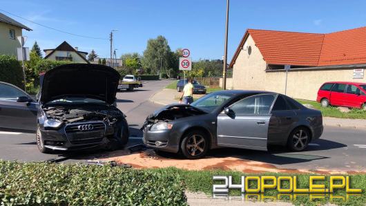 73-letnia kobieta wymusiła pierwszeństwo na drodze i spowodowała kolizję