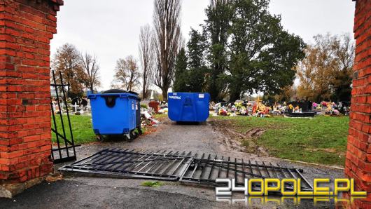 Staranowany mur cmentarza w Kopernikach. Parafia liczy na skruchę wandali 