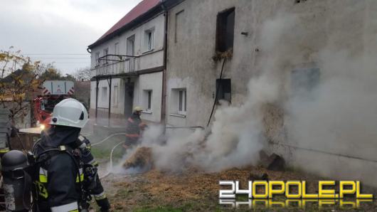 Pożar budynku gospodarczego w Iławie