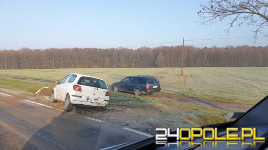 Ślisko i niebezpiecznie na drogach. Na Opolszczyźnie doszło do wielu kolizji