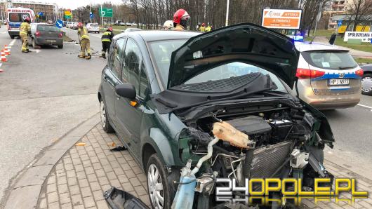 Niebezpiecznie na drogach. Kolizja na Sosnkowskiego w Opolu