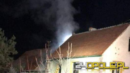 Tragiczny pożar w powiecie nyskim. Jeden z mieszkańców nie zdążył się ewakuować