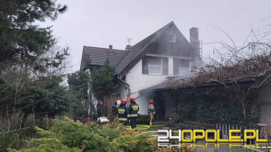 Pożar kotłowni w Tarnowie Opolskim