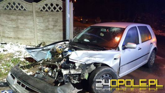 Zderzenie pojazdów w Namysłowie. Sprawca wydmuchał 1,5 promila