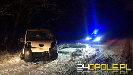 Sypnęło śniegiem. W województwie w ostatnich godzinach doszło do wielu zdarzeń drogowych