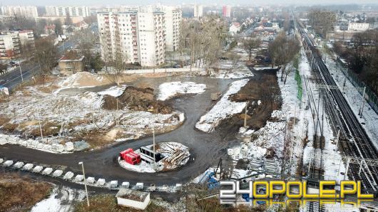 Centrum Przesiadkowe Opole Zachodnie - Rozpoczęto budowę kanalizacji