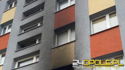 Pożar mieszkania w bloku na osiedlu w Kędzierzynie Koźlu 