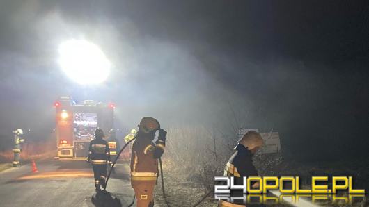 Strażacy w województwie opolskim zaczęli odnotowywać pożary suchych traw i nieużytków