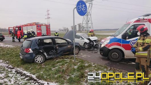 Wypadek w Zalesiu Śląskim. Wśród rannych dwójka dzieci