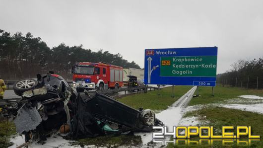 Tragiczny wypadek na opolskim odcinku A4. Nie żyje dziecko