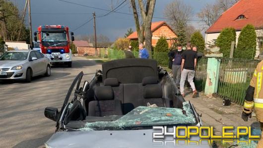 Ponad 3 promile w wydychanym powietrzu i bez uprawnień. Wypadek w gminie Kietrz