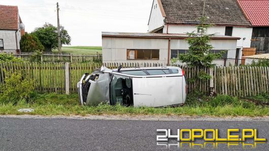 Dachowanie pojazdu w powiecie oleskim