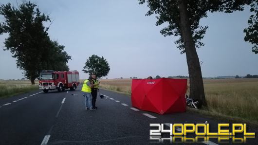 Tragedia na DK 88 w Strzelcach Opolskich - motocyklista zginął na miejscu