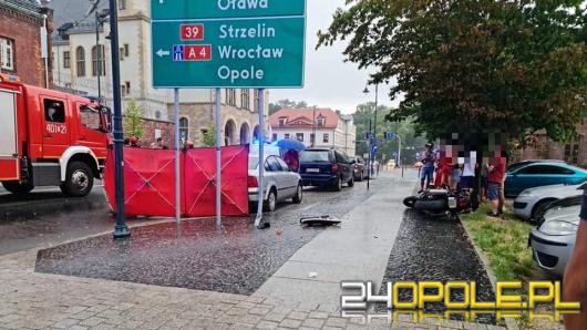 Nie żyje motocyklista po wypadku w Brzegu