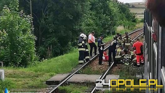 Pociąg śmiertelnie potrącił mężczyznę w Otmuchowie