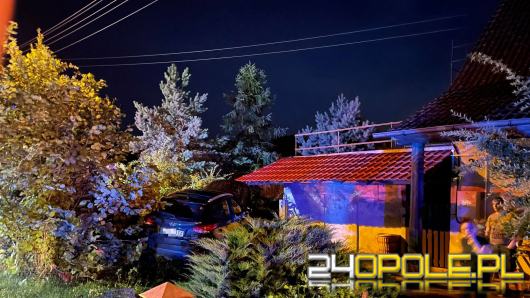 Wjechał na posesję w Chmielowicach. 49-latek był kompletnie pijany