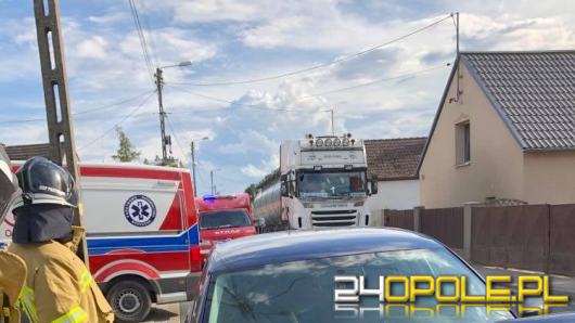 Zderzenie osobówek w Przyworach