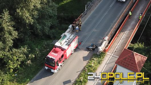 Wypadek w Kępie pod Opolem. Motocyklista w stanie krytycznym