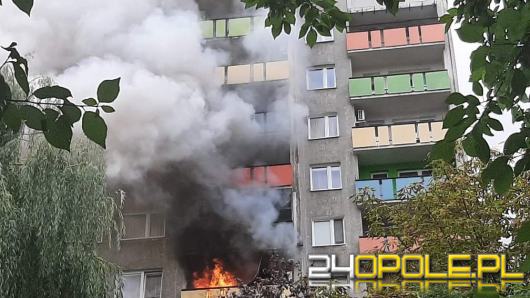 Pożar mieszkania przy ulicy Grota Roweckiego