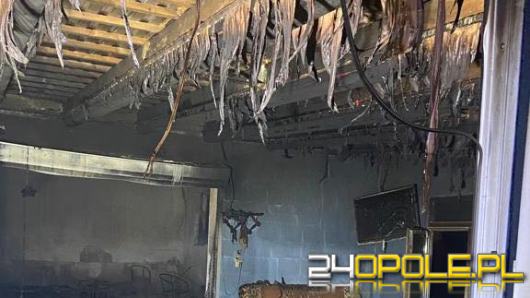 Pożar w Borzysławicach - płonął budynek socjalny