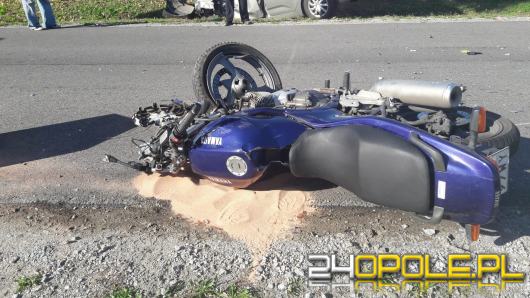 39-letni motocyklista zginął w wypadku w gminie Pokój