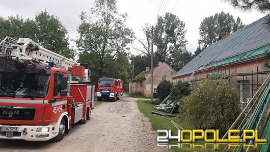 Pożar w domu jednorodzinnym w Głuszynie