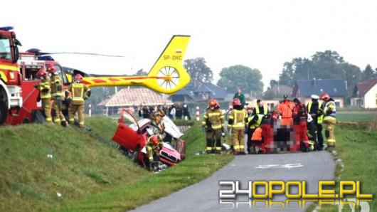 Tragiczny wypadek w Prudniku. W wyniku czołowego zderzenia pojazdów zginęła 77-latka