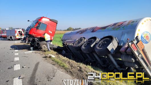 Poważny wypadek w powiecie nyskim. Lądował LPR