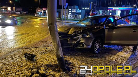 Wypadek na skrzyżowaniu w Opolu. Sprawca nietrzeźwy