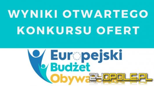 Rozstrzygnięto pierwszy etap konkursu w Europejskim Budżecie Obywatelskim