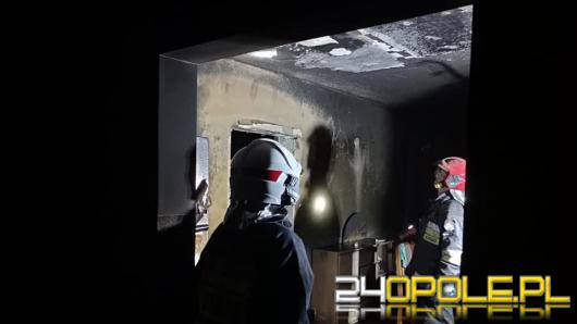 Pożar w budynku jednorodzinnym w powiecie namysłowskim