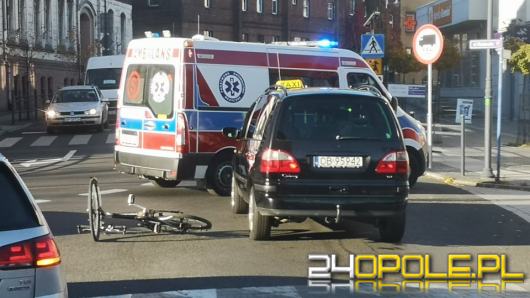 Potrącenie rowerzysty w Brzegu. Poszkodowany trafił do szpitala