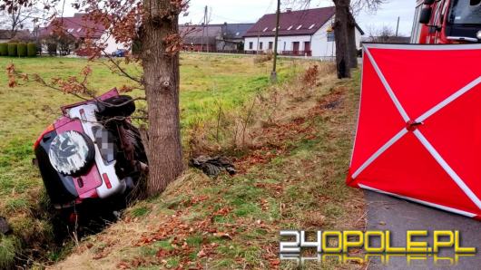 Wypadek w gminie Łubniany. Nie żyje 57-latek