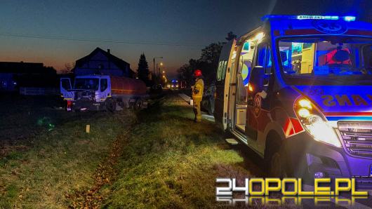 Wypadek samochodu ciężarowego na DK94 w miejscowość Nakło