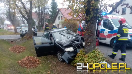 Wypadek w Magnuszowicach. Lądował śmigłowiec LPR