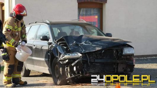 Zderzenie pojazdów w Domecku