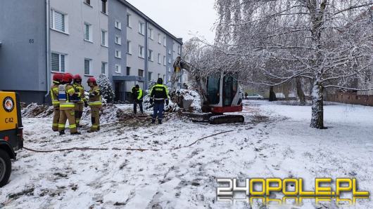 Uszkodzony gazociąg w Gortatowie. Ewakuowano 13 osób