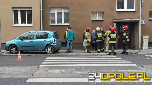 Kolizja przy przejściu dla pieszych na Fabrycznej w Opolu