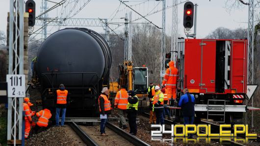 Wagon pociągu towarowego wykoleił się pomiędzy stacjami Opole Główne i Opole Zachodnie