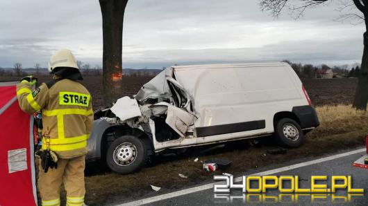 Śmiertelny wypadek w powiecie nyskim. Droga zablokowana 