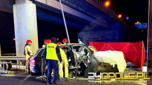 Tragiczny wypadek na obwodnicy Opola. Nie żyje 25-letni kierowca
