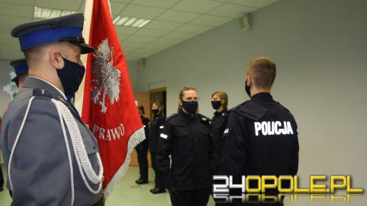 Nowi funkcjonariusze zasili szeregi jednostek powiatu opolskiego