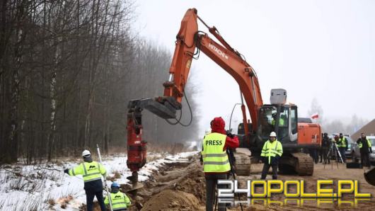 Trwają prace związane z budową zapory na granicy polsko-białoruskiej