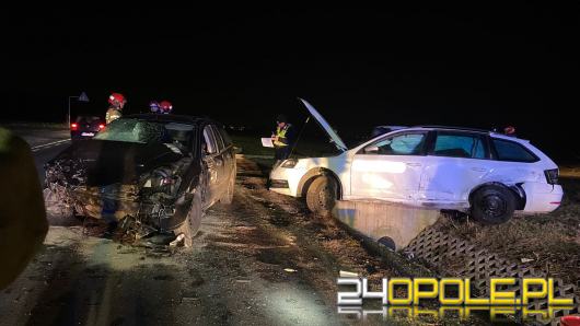 Wypadek w Zalesiu Śląskim. Jedna osoba trafiła do szpitala