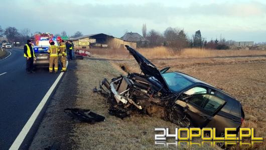 Nietrzeźwy 39-latek kierujący bmw doprowadził do wypadku 