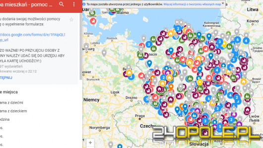 Powstała interaktywna mapa mieszkań, gdzie Ukraińcy mogą znaleźć pomoc