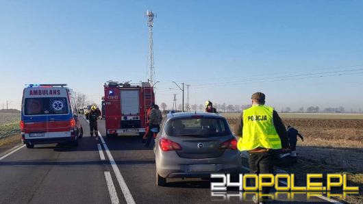 Kontrterroryści z Opola wracając z realizacji kryminalnej najechali na wypadek drogowy