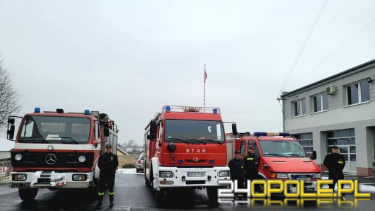 Cztery samochody pożarnicze z województwa opolskiego przekazano na Ukrainę