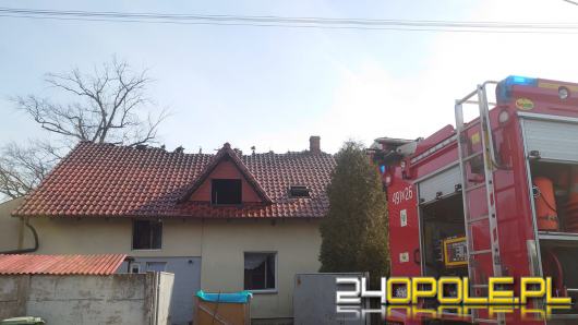Pożar domu w Warmątowicach
