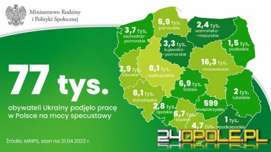 77 tys. uchodźców z Ukrainy znalazło pracę w Polsce. Ale nadal brakuje rąk do pracy